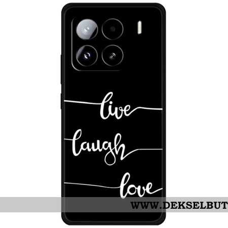 Deksel Xiaomi 15 Pro Støtsikkert Tpu-trykt Mønster - Lev Latter Kjærlighet