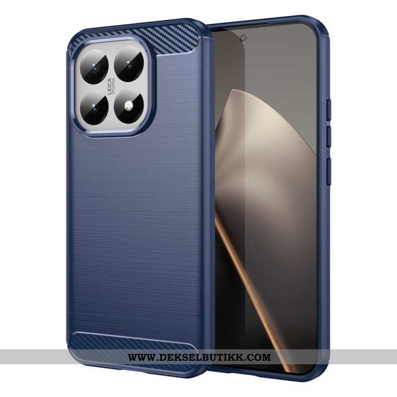 Deksel Xiaomi 15t Mobildeksel Børstet Karbonfiber