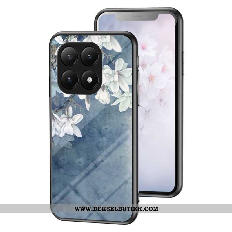 Deksel Xiaomi 15t Pro Blomstermotiv Herdet Glass