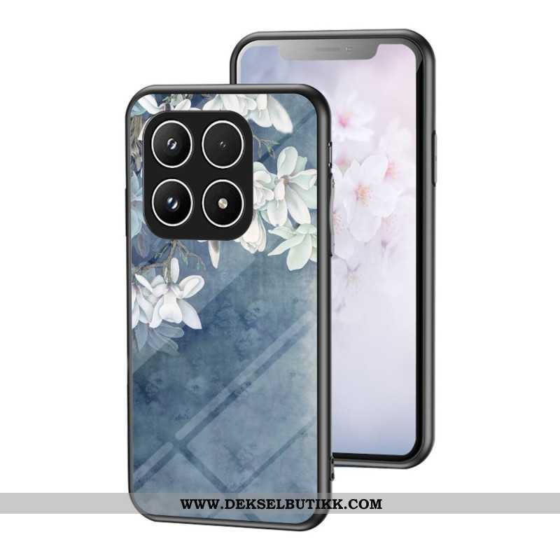 Deksel Xiaomi 17 Blomstermønster I Herdet Glass