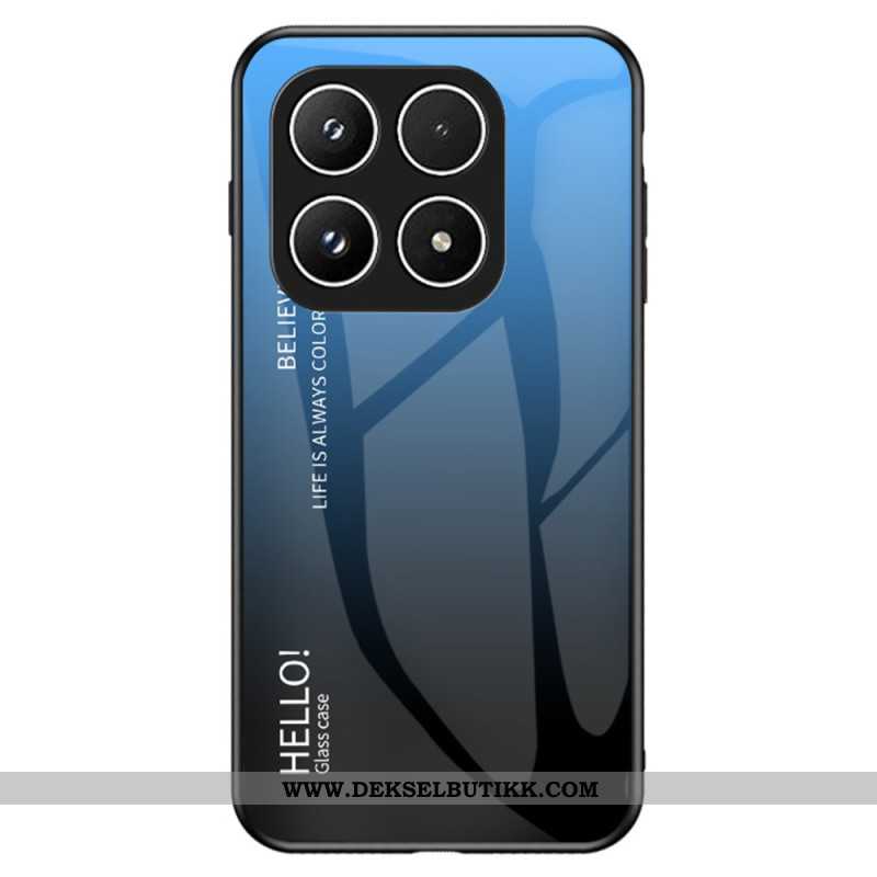 Deksel Xiaomi 17 Mobildeksel Hello I Herdet Glass