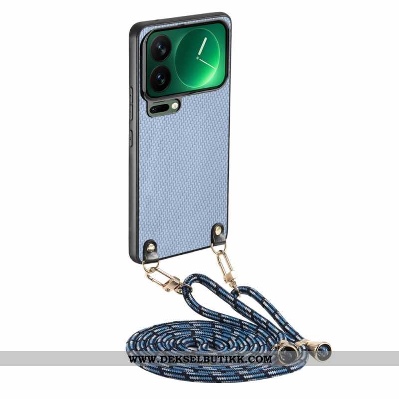 Deksel Xiaomi 17 Pro Mobildeksel Karbonfibertekstur