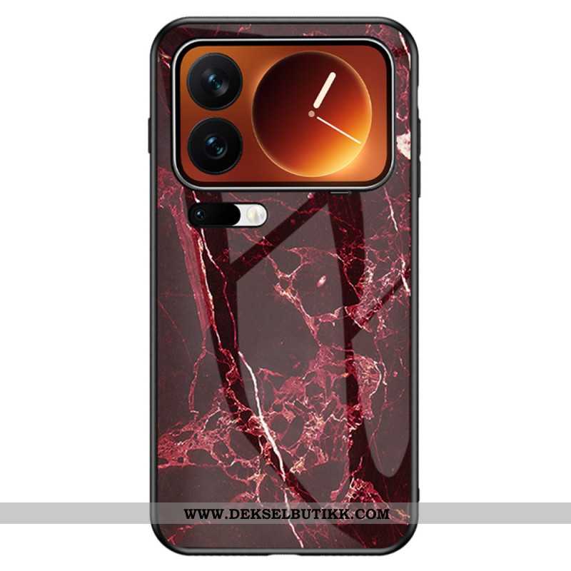 Deksel Xiaomi 17 Pro Mobildeksel Marmormønster I Herdet Glass