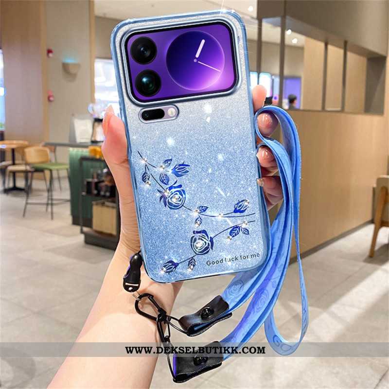 Deksel Xiaomi 17 Pro Mobildeksel Strass Med Stropper