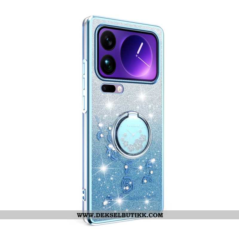 Deksel Xiaomi 17 Pro Ringstativ Med Strass