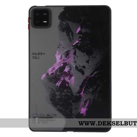 Deksel Xiaomi Pad 6 Pro Mobildeksel Lilla Snødekte Fjell