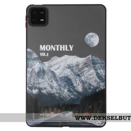 Deksel Xiaomi Pad 6 Pro Mobildeksel Snødekte Fjell Og Motorvei