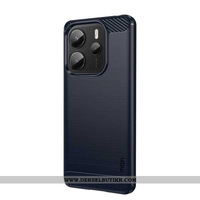 Deksel Xiaomi Redmi Note 14 4g Børstet Karbonfiber