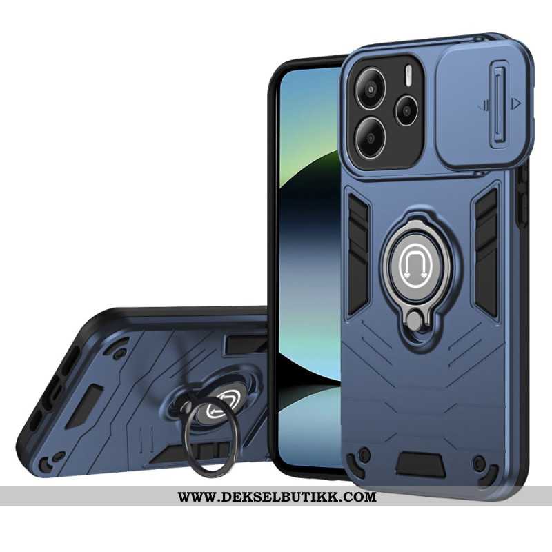 Deksel Xiaomi Redmi Note 14 4g Mobildeksel Skyvbar Kamerabeskytter Og Holder