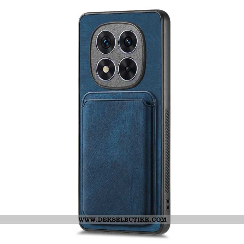 Deksel Xiaomi Redmi Note 14 Pro 5g Avtakbar Kortholder I Læreffekt Beskyttelse Deksel