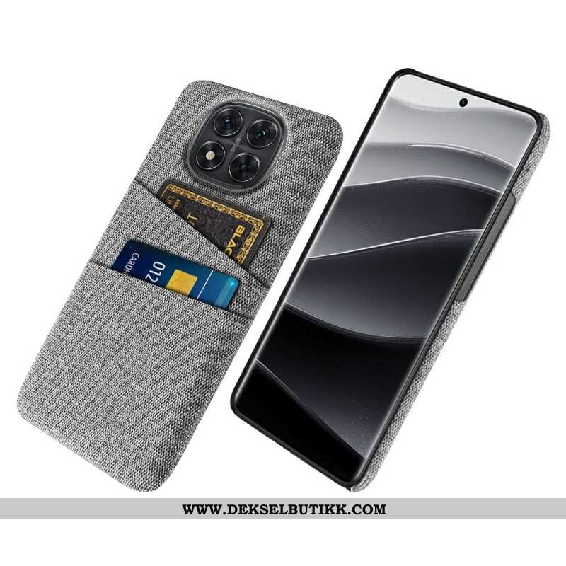 Deksel Xiaomi Redmi Note 14 Pro 5g Kortholder I Stoff