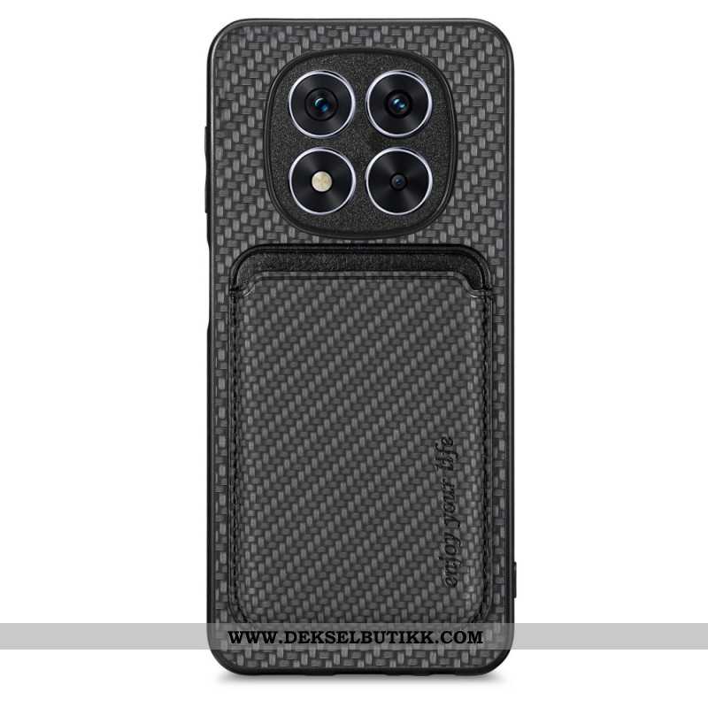 Deksel Xiaomi Redmi Note 14 Pro 5g Mobildeksel Avtakbar Kortholder I Karbonfiber