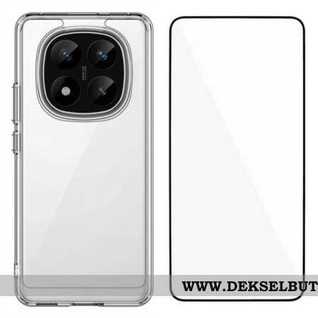 Deksel Xiaomi Redmi Note 14 Pro Plus 5g Gjennomsiktig Med Skjermbeskytter I Herdet Glass