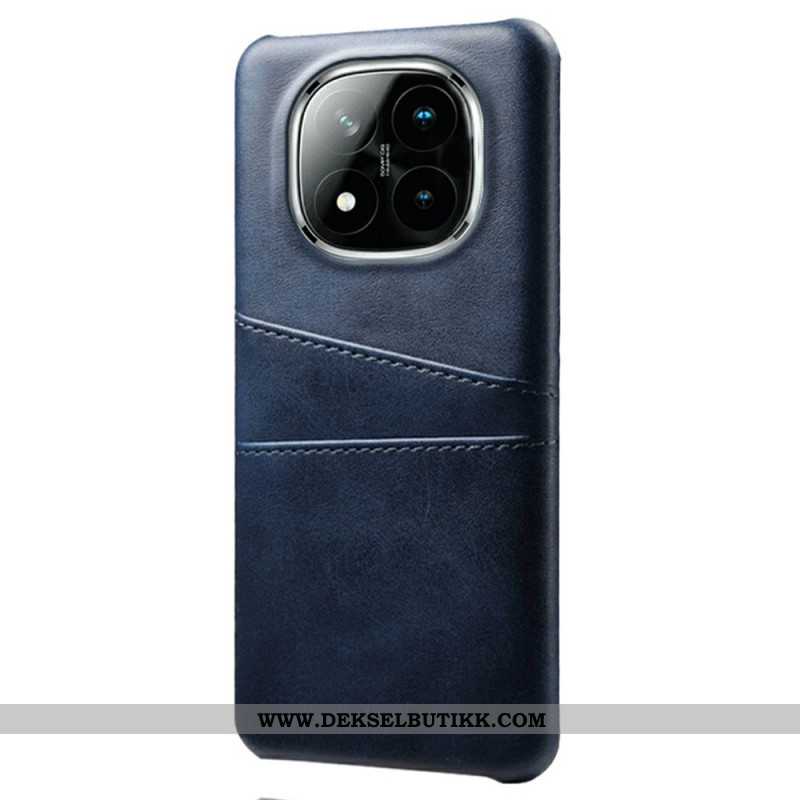 Deksel Xiaomi Redmi Note 14 Pro Plus 5g Kortholder I Læreffekt