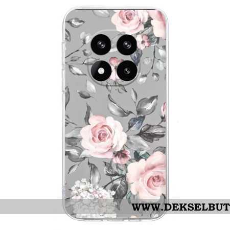 Deksel Xiaomi Redmi Note 14 Pro Plus 5g Rosa Blomster Beskyttelse Deksel