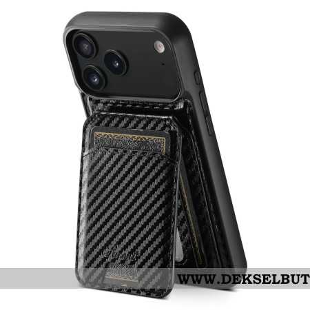 Deksel iPhone 17 Pro Avtakbar Magsafe-kortholder I Karbonfiber