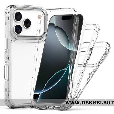 Deksel iPhone 17 Pro Gjennomsiktig Tre-i-ett