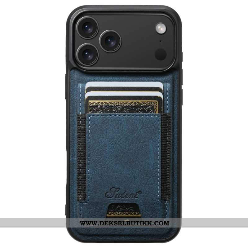 Deksel iPhone 17 Pro Magsafe 2-i-1 Avtakbar Kortholder Beskyttelse Deksel