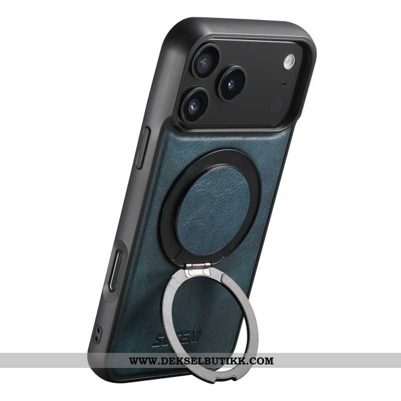 Deksel iPhone 17 Pro Magsafe-kompatibel Vokset Læreffekt Med Roterende Feste