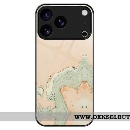 Deksel iPhone 17 Pro Max Malt Mønster I Herdet Glass