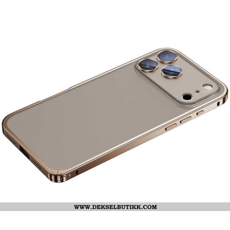 Deksel iPhone 17 Pro Max Metallramme Beskyttelse Deksel