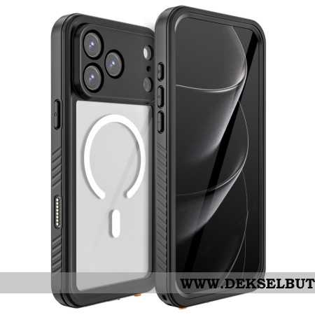 Deksel iPhone 17 Pro Max Mobildeksel Gjennomsiktig Magsafe-kompatibel Vanntett Ip68