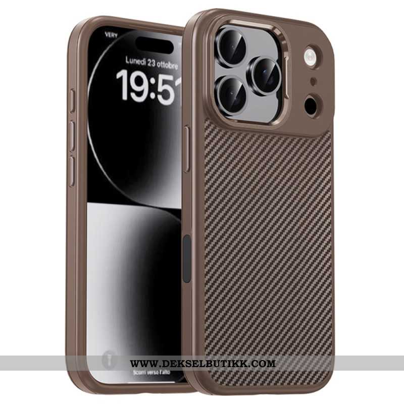 Deksel iPhone 17 Pro Max Mobildeksel Ipaky Carbon Fiber