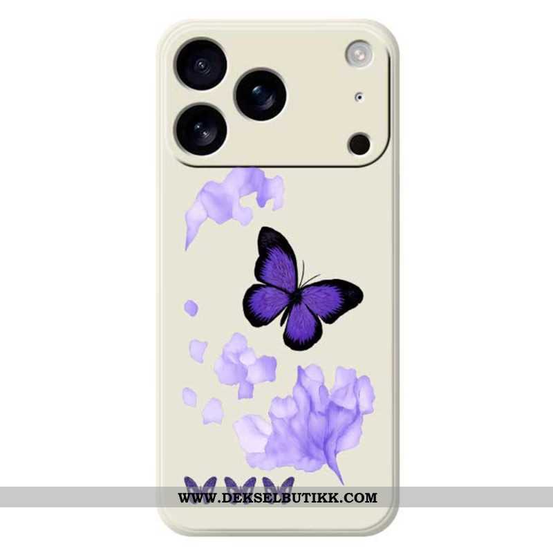 Deksel iPhone 17 Pro Max Sommerfugler Beskyttelse Deksel