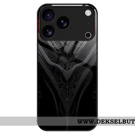 Deksel iPhone 17 Pro Max Svart Design I Herdet Glass Beskyttelse Deksel