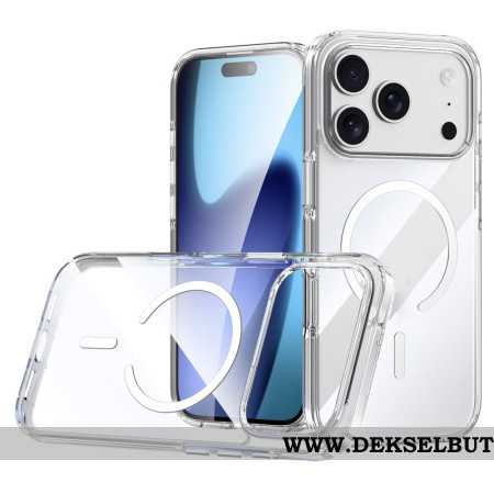 Deksel iPhone 17 Pro Mobildeksel Magsafe-kompatibel Gjennomsiktig