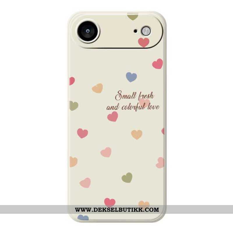 Deksel iPhone Air Fargerike Hjerter