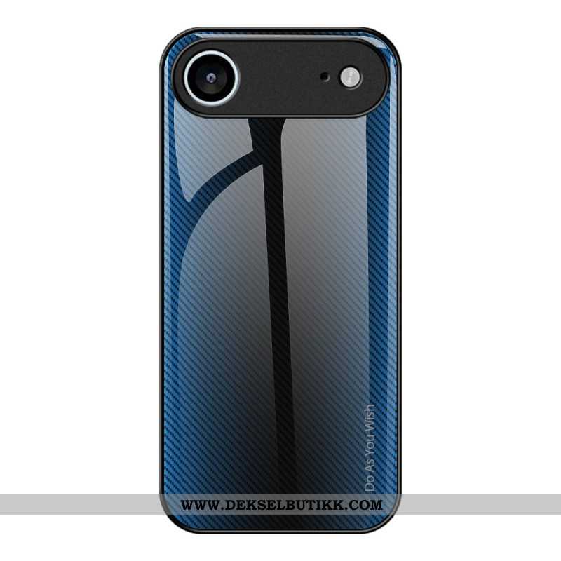 Deksel iPhone Air Herdet Glass I Karbonfiber Beskyttelse Deksel