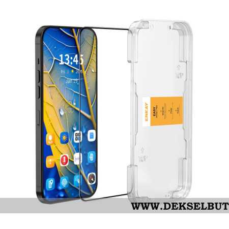 Enkay Skjermbeskytter I Herdet Glass For Xiaomi Redmi Note 14 4g Med Installasjonsverktøy