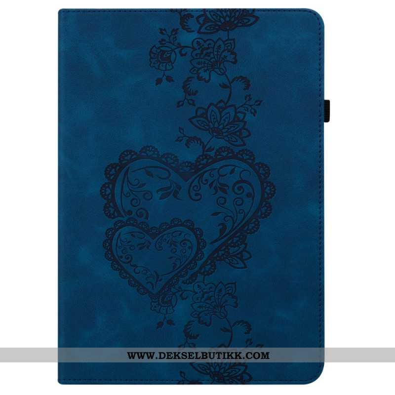 Etui Samsung Galaxy Tab S10 Fe Hjerter Beskyttelse Deksel