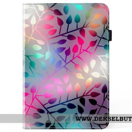 Etui Samsung Galaxy Tab S10 Plus Fargerike Blader Beskyttelse Deksel