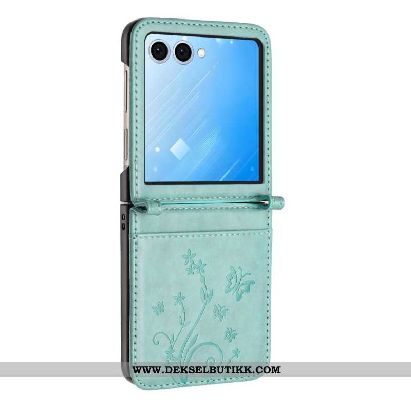 Etui Samsung Galaxy Z Flip 7 Blomstermønster