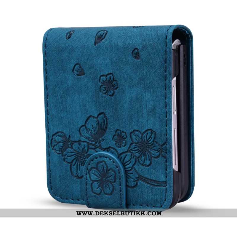 Etui Samsung Galaxy Z Flip 7 Fe Kortholder Med Kattemotiv