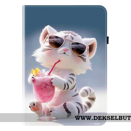 Etui Til Samsung Galaxy Tab S10 Plus Tigermønster