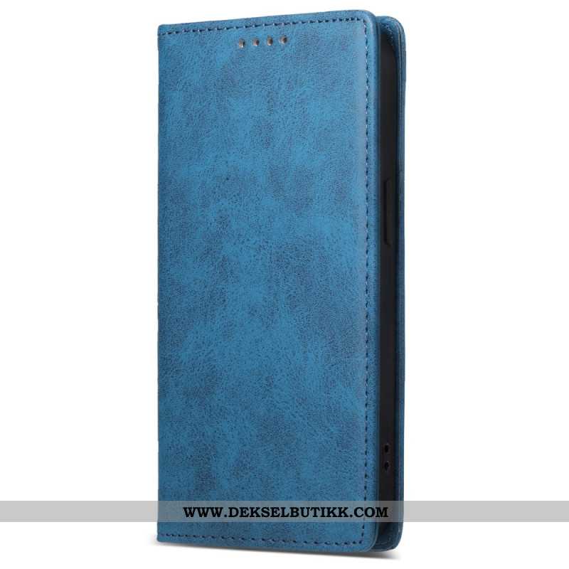 Folio Deksel Lær Oppo Reno 13 5g Mobildeksel Vintage Rfid-lommebok