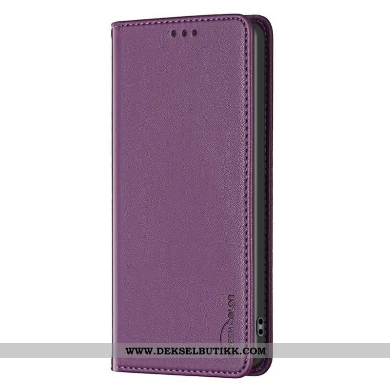 Folio Deksel Lær Samsung Galaxy S25 5g Edge Mobildeksel Klassisk Binfen-farge