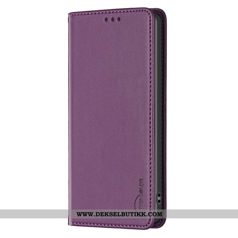 Folio Deksel Lær Samsung Galaxy S26 Plus Mobildeksel Faux Leather Binfen Farge