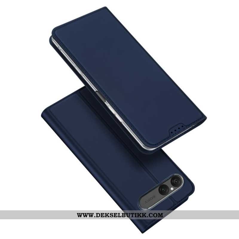 Folio Deksel Lær Sony Xperia 10 Vii Mobildeksel Skin Pro Series Dux Ducis