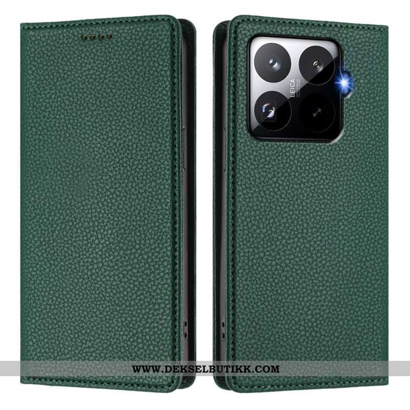 Folio Deksel Lær Xiaomi 15t Pro Mobildeksel Lommebok