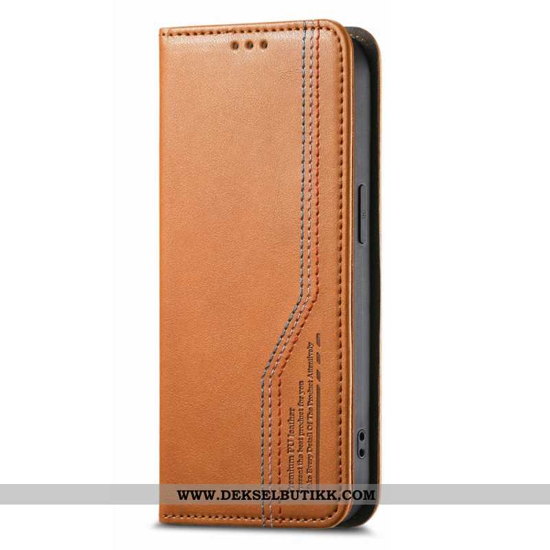 Folio Deksel Lær Xiaomi 17 Pro Med Elastisk Håndleddsstropp