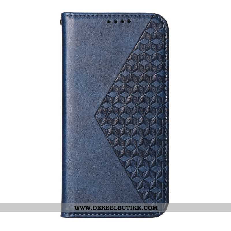 Folio Deksel Lær Xiaomi Redmi Note 14 5g Diamantdesign