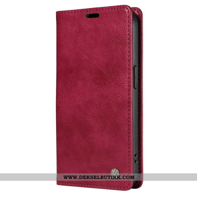 Folio Deksel Lær Xiaomi Redmi Note 14 5g Mobildeksel Vintage Ykatu