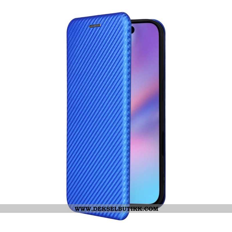 Folio Deksel Lær iPhone 17 Mobildeksel Karbonfiber