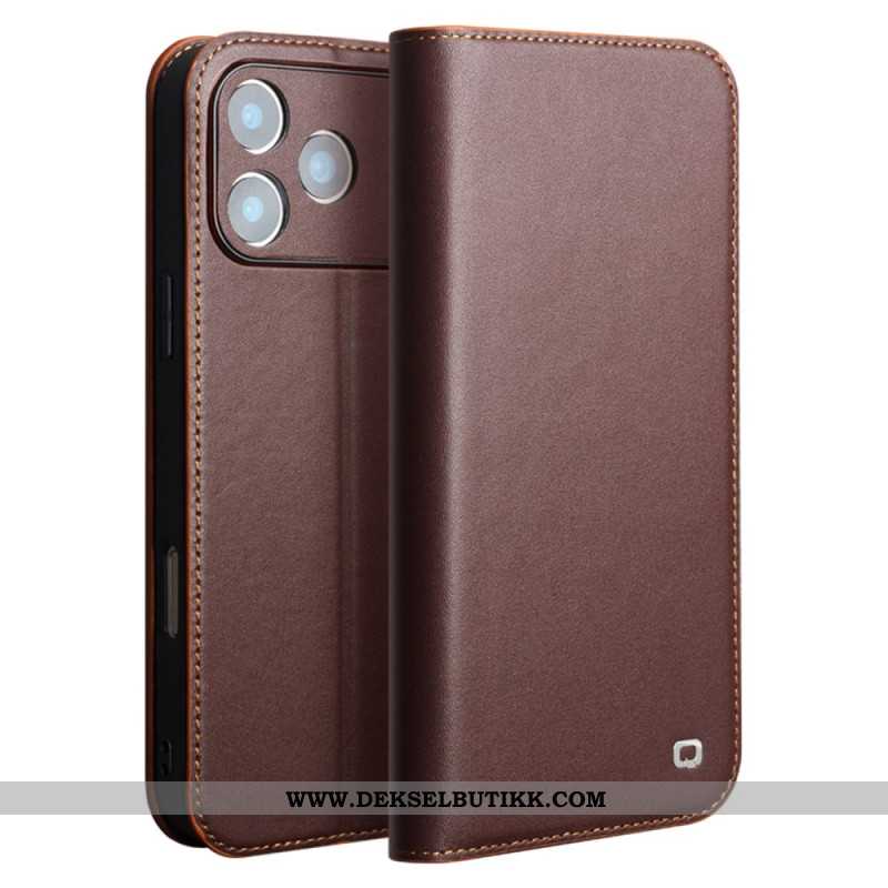 Folio Deksel Lær iPhone 17 Pro Max Mobildeksel Qialino