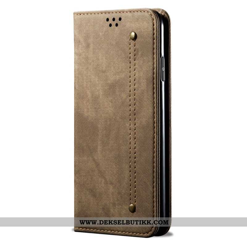 Folio Deksel Oneplus 13 Denimstoff