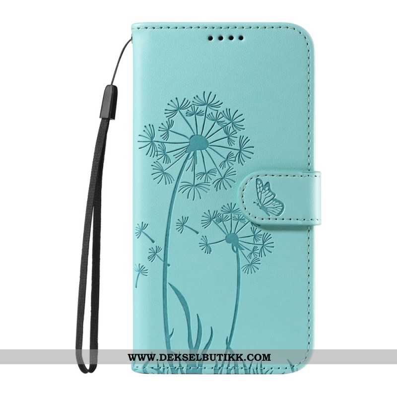 Folio Deksel Oneplus 13r Løvetannstropp Beskyttelse Deksel